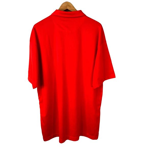 NIKE GOLF Men's Golf Short Sleeve Polo Shirt Neon Orange Size XXL - Picture 2 of 9